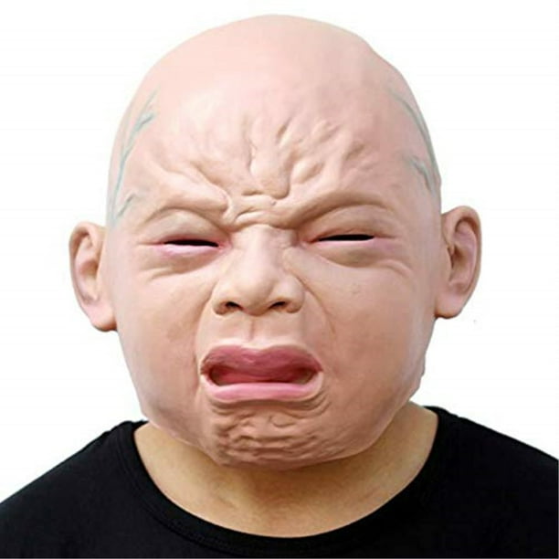 halloween costume party baby  mask full head for adults 