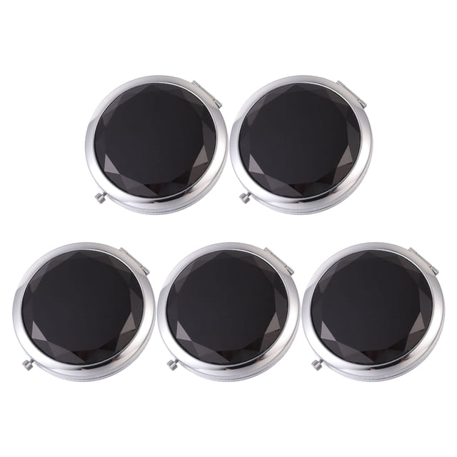 Shisuyan Compact Mirror for Purses Double-Sided Folding 5Pcs 2.8x2.8in