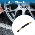 Unique Bargains Tire Valve Stem Air Inflation Adaptor Durable 120mm
