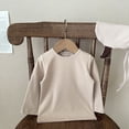 thumbnail image 1 of Children's Long-sleeved Base Shirt Children's Round Neck T-shirt Spring and Autumn Thickened Long Base Shirt, 1 of 6