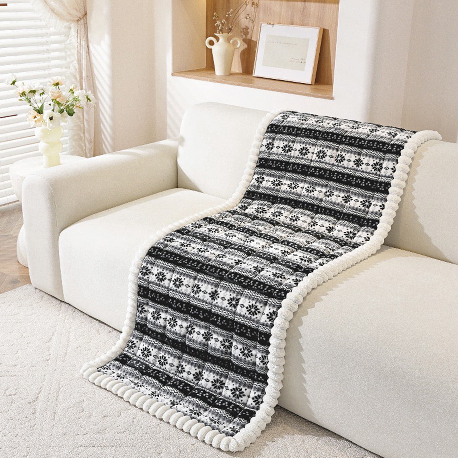 NWOKYZGH 1Pc Christmas Non Slip Fuzzy Pet Couch Covers for Sofa, Washable Couch Cushion Covers for Large s