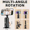 thumbnail image 4 of Q04 Gimbal Fully Automatic Follower with Remote Control Mobile Phone Holder Stabilizer AI Smart Face Mobile Phone Gimbal, 4 of 6
