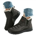 thumbnail image 1 of Leozcaa Bottes d'Hiver Imperméables pour Femmes, de Randonnée et de Neige, Isolées, Doublure Chaude, Légères, Bottines Courtes d'Extérieur, 1 of 9