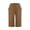 Coffee, variant on Casual Pants for Women Fashion Summer Elastic High Waisted Solid Cotton Linen Style trendy Loose Trousers