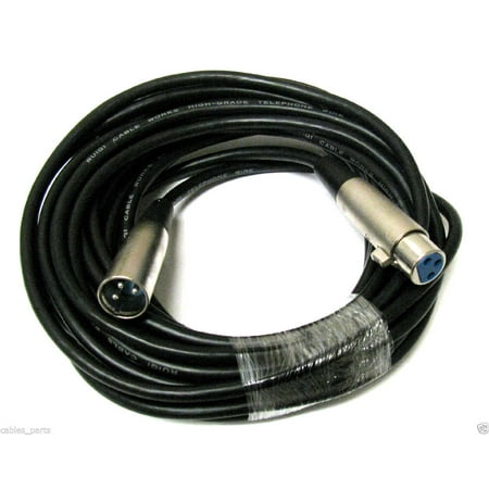 CableVantage 25 FT 25' 25FT xlr male female 3pin MIC Shielded Cable microphone audio