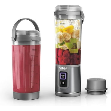 Ninja Blast Portable Blender & Accessories, Cordless, 18oz. Vessel, Personal Blender for Shakes & Smoothies, Leakproof Lid & Sip Spout, USB-C Cord, Dishwasher Safe Parts, BPA Free, Grey, CL155AGY
