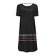 thumbnail image 4 of Puntoco Vestido De Manga Corta Con Cuello Redondo Estampado A La Moda Para Mujer Con Bolsillos Vestido De Cuello Redondo De Manga Corta Negro Xl,Regalos Para Mujer Joven, 4 of 5
