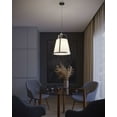 thumbnail image 3 of LIZP18MBSN AFX Lizzette - 1 LED Pendant-21 Inches Tall and 18 Inches Wide-Satin Nickel Finish, 3 of 4