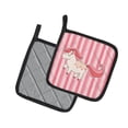 thumbnail image 2 of Caroline's Treasures Little Pink Pony Pair of Pot Holders, 2 of 2