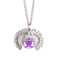 thumbnail image 1 of Universo monstruo extraterrestre alienigena morado Collar de girasol collar collar collar colgante, 1 of 3