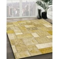 thumbnail image 3 of Ahgly Company Machine Washable Indoor Rectangle Abstract Mustard Yellow Area Rugs, 2' x 4', 3 of 7