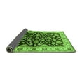 thumbnail image 2 of Ahgly Company Indoor Square Oriental Green Industrial Area Rugs, 7' Square, 2 of 4