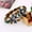 Brown, variant on Multilayer Cowhide Devil's Eyes Beaded Woven Bracelet Couple Leather Bangle Gift-Black Leather