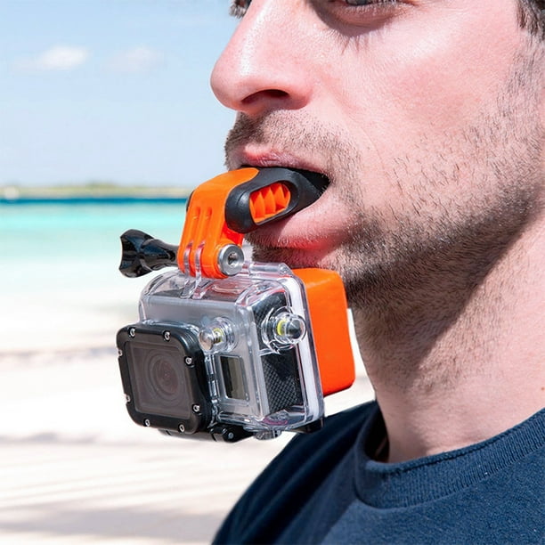 Gwong Mouth Mount Remarquable Portable Caméra Accessoires Surf Embouchure  Bite pour GoPro Hero 7/6/5 