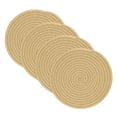 thumbnail image 1 of Uxcell 4 Pcs Trivets para Platos Calientes, Posavasos de Algodón de 8 Pulgadas para Ollas y Sartenes, Trivet Tejido de Cuerda de Algodón Resistente al Calor para Mesa de Cocina, Caqui, 1 of 6