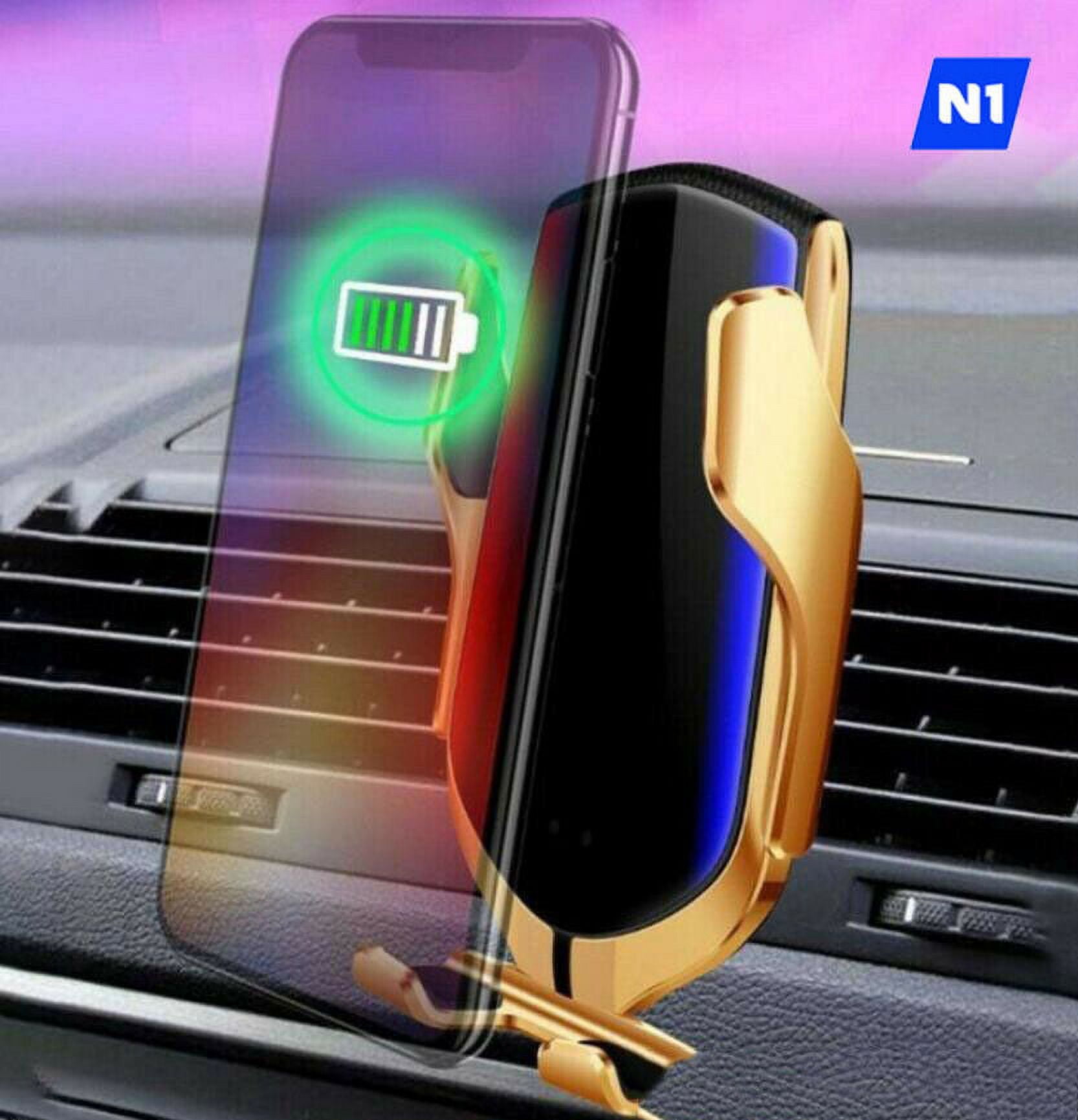 Wireless Car Charger Automatic Clamping Smart Sensor Car Air Vent