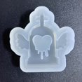 thumbnail image 4 of Milue Silicone Molds Love-heart Wing Tombstone Resin Shaker Filler Quicksand Mould, 4 of 11