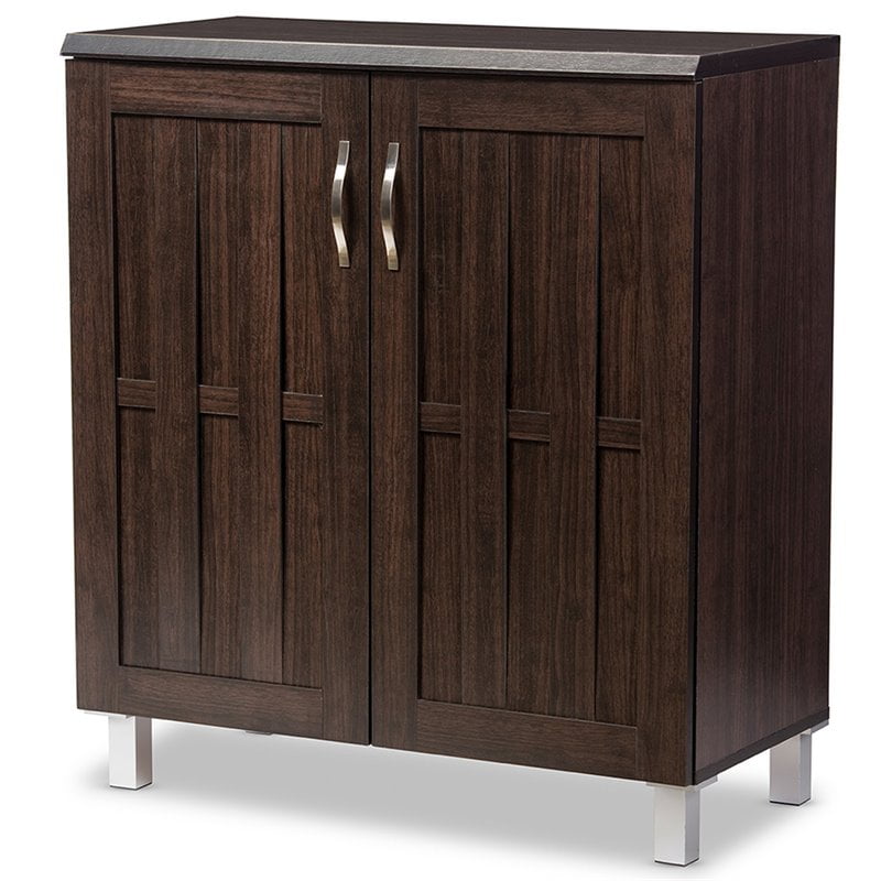 Baxton Studio Excel Modern and Contemporary Dark Brown Sideboard