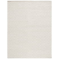 SAFAVIEH Natura Aylen Diamond Area Rug, Ivory, 8' x 10'