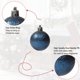 thumbnail image 3 of Bolas de Adorno para Árbol de Navidad YONGSHENG Sliver-Black, 3 of 5