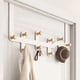 thumbnail image 5 of 10 de Madera Sobre la Puerta, Organizador de BañO para el Hogar, Estante para Ropa, Perchero para Sombreros, Soporte para Colgar en la Puerta, Negro, 5 of 7