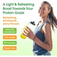 thumbnail image 5 of Fit & Lean Clear Protein Powder with Whey Isolate Protein and Collagen, Grass Fed, Muscle Recovery, GLP-1 Support, Blue Raspberry, 20 Servings, 5 of 8