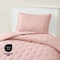thumbnail image 5 of Mainstays Twin/Twin XL Comforter Set, Super Soft & Embroidered, 2-Piece, Pink, 5 of 10