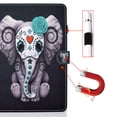 thumbnail image 4 of Allytech Flip Case for Galaxy Tab A7 Lite 2021(Model: SM-T220/SM-T225), Premium PU Leather Multi-Angle Viewing Stand Wallet Case for Samsung Galaxy Tab A7 Lite 8.4" T220 2021, Rose Elephant, 4 of 8