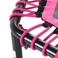 thumbnail image 6 of Soozier 48" Adult Hexagon Rebounder Trampoline Fitness Bungee Jumping Cardio Trainer Outdoor Bouncer Jumper Adjustable Bar Pink, 6 of 9