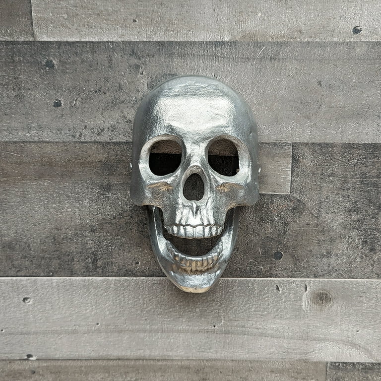 Metal Skeleton Head Doorknocker Skull Jaw Knocker Gold Hardware Front Door Decor Metal Skeleton Head Doorknocker Skull Jaw Knocker Gold Hardware Front Door Decor