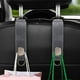thumbnail image 4 of Ganchos para el respaldo del asiento de coche - ganchos de metal de aleación giratorios en 360° para asientos delanteros y traseros, organizador de almacenamiento de cuero, gancho colgante, 4 of 6