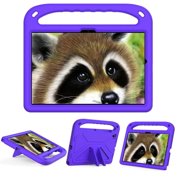 HCTian Kids Case for Samsung Galaxy Tab A8 10.5 inch 2022 Model (SM-X200/X205/X207) with Handle Foldable Kickstand Stand Cover Soft EVA Foam Slim Lightweight Kid-Proof Shockproof Cover
