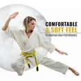 thumbnail image 5 of DXM SPORTS Brazilian BJJ Jiu Jitsu Karate Belt - Yellow, 220cm, 5 of 6