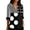 Black, variant on Cilsoka Polka Dots Button Down Shirts for Women Loose Long Sleeve Blouse Dressy Casual Collared Color Block Tops