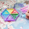 thumbnail image 3 of Kit de Plateau à Palette 6 Compartiments Hexagone Grande Capacité pour Perceuse, 3 of 7