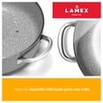 thumbnail image 4 of LAMEX | Arrocera Antiadherente 7 Litros - 34cm | Bateria de Cocina - Utensillos de Cocina Integral & Hogar | para Preparar Arroz - Rice Cooker | Stone 360° con Asas Reforzadas | 3.2 mm de Espesor, 4 of 5