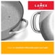 thumbnail image 4 of LAMEX | Arrocera Antiadherente 7 Litros - 34cm | Bateria de Cocina - Utensillos de Cocina Integral & Hogar | para Preparar Arroz - Rice Cooker | Stone 360° con Asas Reforzadas | 3.2 mm de Espesor, 4 of 5
