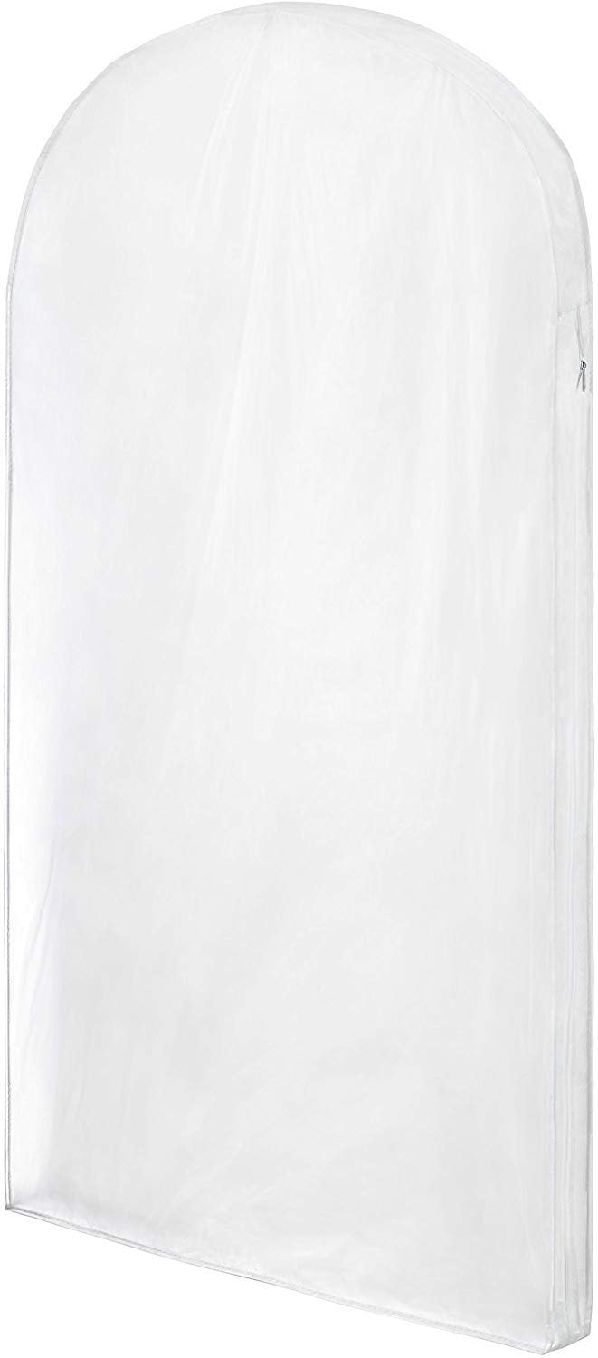 Whitmor Zippered Protective Gown Bag, Clear