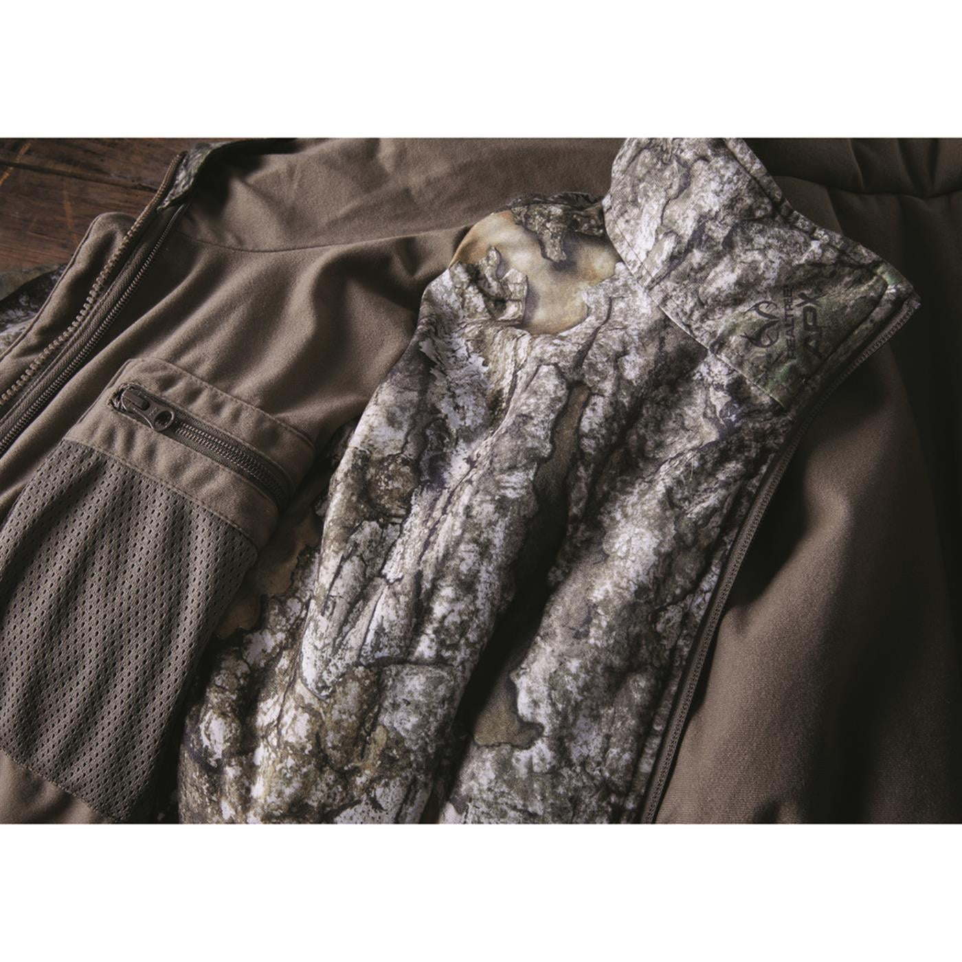 Guide Gear Steadfast 4-in-1 Hunting Parka, 150 Gram Thinsulate, Waterproof Realtree APX 2XL