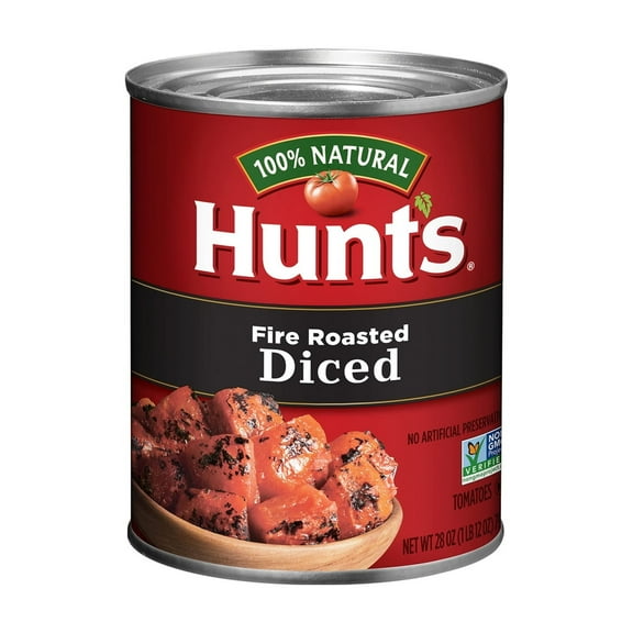 Hunt's Fire Roasted Diced Tomatoes, 28 oz (Pack of 2)