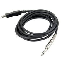 3M USB Guitar Bass To USB 6.3mm Link Cable adapter PC Recording USB Guitar Cable