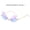 GLOD PURPLE BLUE, variant on Adult Sunglasses Dragonfly Wings Design Metal Frame PC Lens UV400 Protection Stylish Personality Strong Durable Sunglasses Unique Design Fashion Eyewear