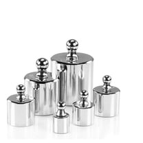 WHAMVOX Steel Calibration Weight 3Pcs Kitchen Use Digital Scale 1.2*0.8*0.8in