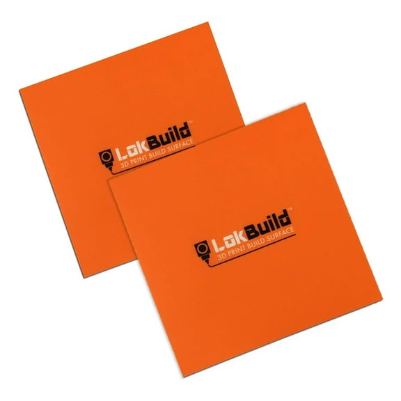 LokBuild 3D Print Build Surface - 8" x 8" - Twin Pack