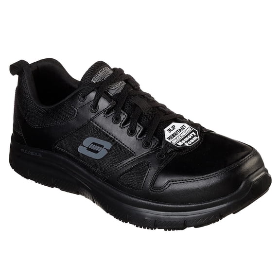 Skechers Flex Advantage Slip-Resistant Work Shoes for Men, Relaxed-Fit