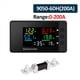 thumbnail image 3 of 2X Voltímetro 6 en 1 Amperímetro DC 7.5-100V Vatímetro LED Medidor Eléctrico Digital Medidor de Corriente de Voltaje Multifuncional 0-200A, 3 of 5