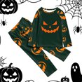 thumbnail image 2 of NIEWTR Kids Halloween Pyjamas Set For Family Halloween Pyjamas Halloween Pyjamas Long Sleeve Long Trousers Halloween Pyjamas Set, 2 of 7