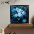 thumbnail image 2 of 1pc Blue Hydrangea Rustic Wood Wall Art - Farmhouse Floral Decor with Vibrant Floral Painting, Natural Wood Frame, 8x8 Inch, Perfect for Bedroom, Kitchen, or Bathroom, Cozy Home Decor, Flower Wall, 2 of 9