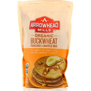 Arrowhead Mills Sprouted Pancake - Arrowhead Mills, Organic Buckwheat Pancake and Waffle Mix, 26 oz (pack of 1)