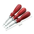 thumbnail image 2 of FUTUREORYY 3Pcs Trimmer Edge Skiving Beveler for Professionals with Multi Color Rectangular Handle, 2 of 7